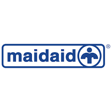 Maidaid Maidaid logo featuring blue text and an icon of a person.